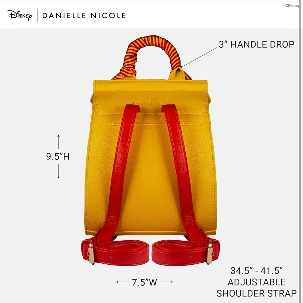 Disney Dumbo Danielle Nicole Mini Backpack, Monogram Small Handbag NWT​ - Picture 5 of 6
